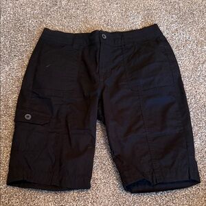 St. John's Bay Black Cargo Shorts for Women